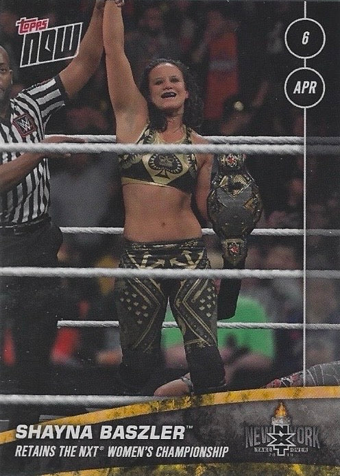 Shayna Baszler Retains the NXT Women’s Championship trading card PW Catalog