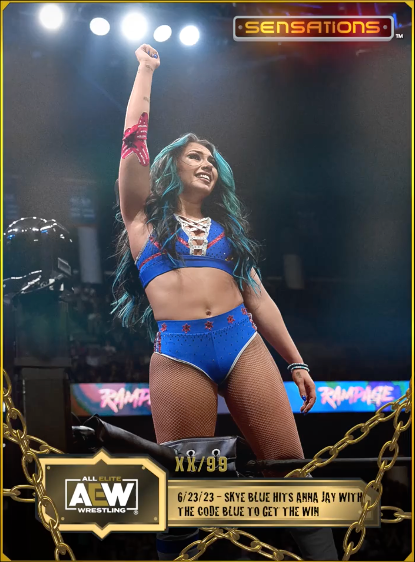 6/23/23 – Skye Blue – Skye Blue Hits Anna JAY With the Code Blue to Get the Win