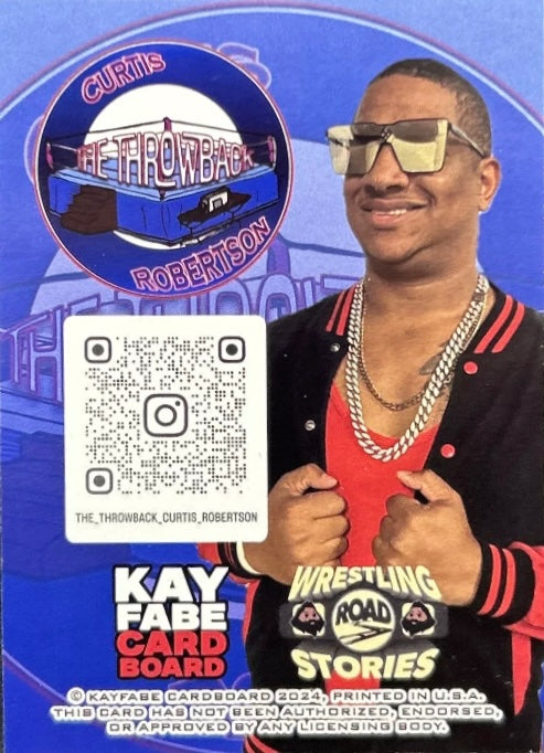 The Throwback Curtis Robertson trading card PW Catalog