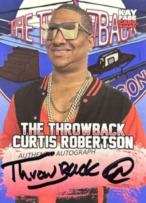 The Throwback Curtis Robertson trading card PW Catalog