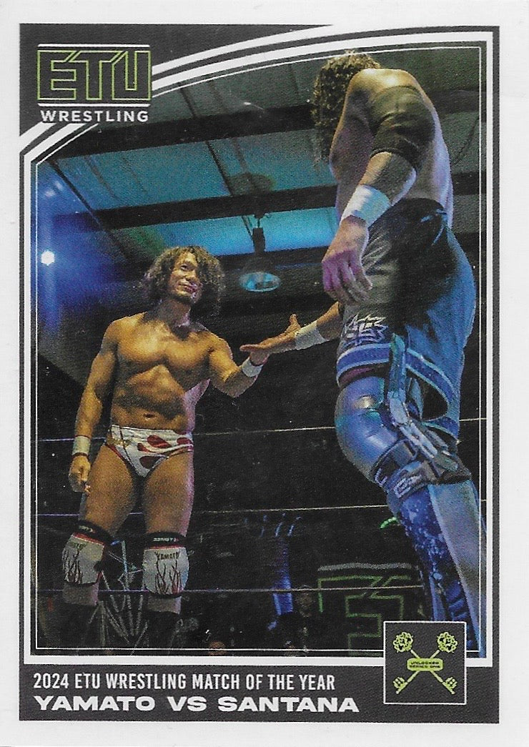 2024 ETU Wrestling Match of the Year – Yamato vs Santana trading card PW Catalog