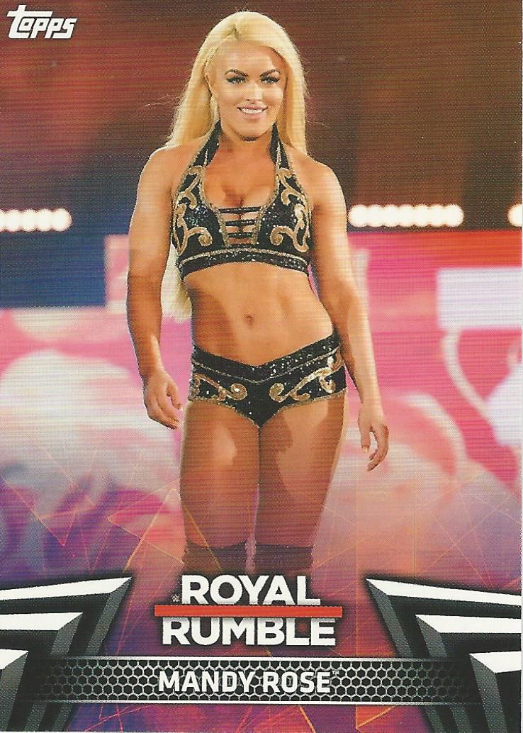 WWE Topps Women Division 2019 Mandy Rose RR3 trading card PW Catalog