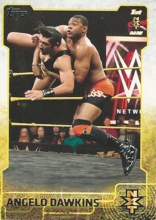 WWE Topps 2015 Angelo Dawkins NXT #3