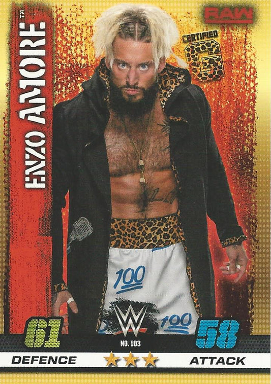 WWE Topps Slam Attax 10th Edition 2017 Enzo Amore #103