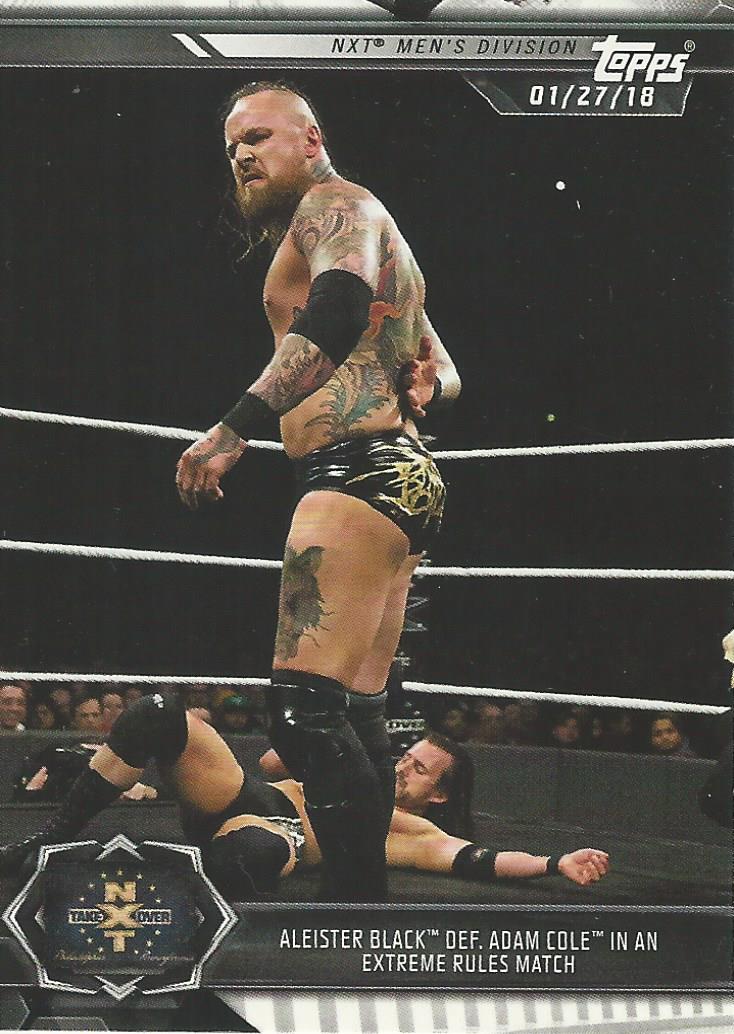 WWE Topps NXT 2019 Aleister Black #3
