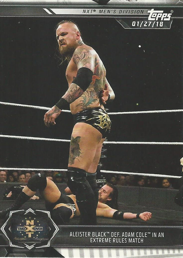 WWE Topps NXT 2019 Aleister Black #3