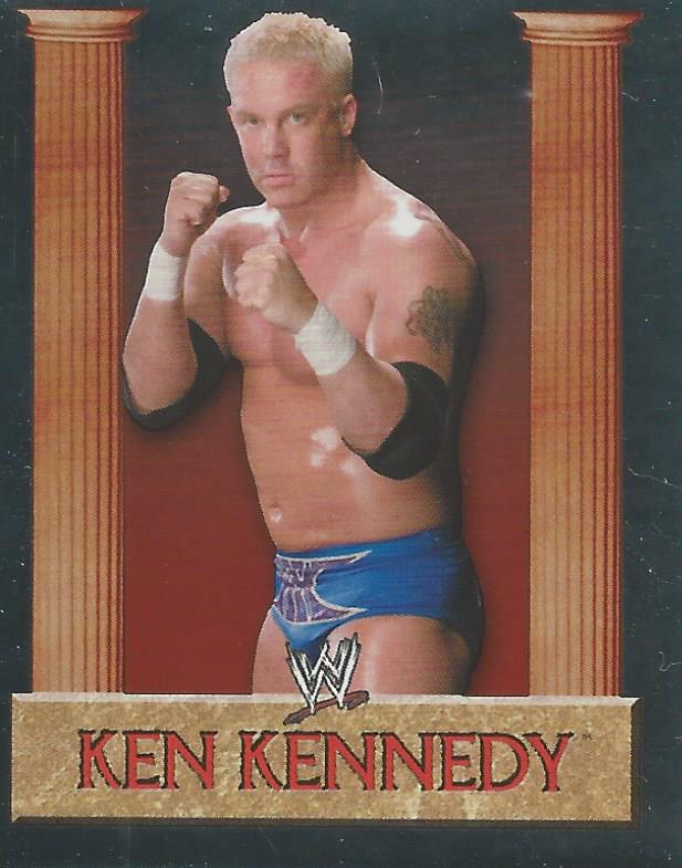WWE Merlin Heros 2008 Stickers Ken Kennedy Foil #103