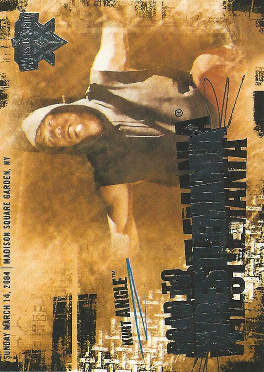 WWE Fleer Wrestlemania XX 2004 Kurt Angle RW 10 of 10 trading card PW Catalog