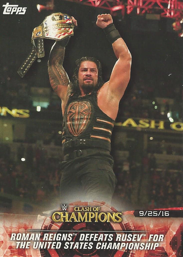 WWE Topps Road to Wrestlemania 2018 Roman Reigns #3