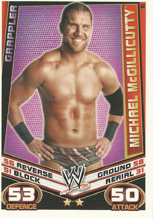 WWE Topps Slam Attax Rebellion 2012 Michael McGillicutty #103