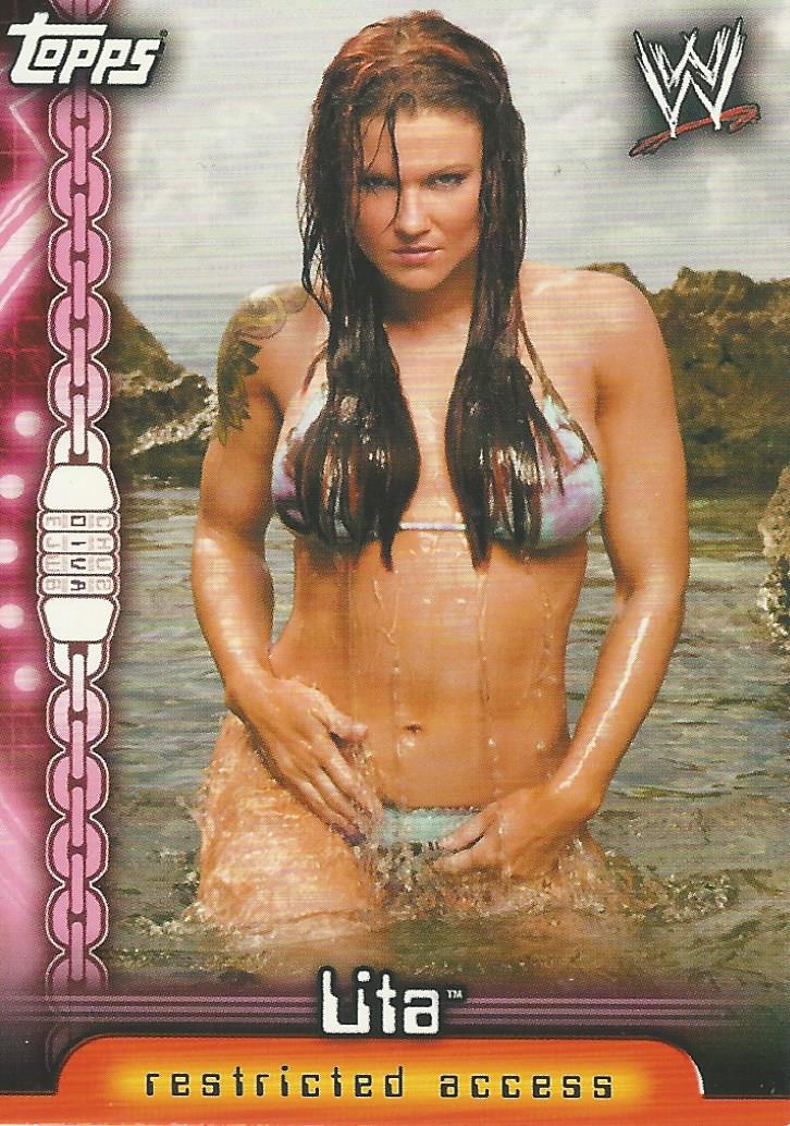 WWE Topps Insider 2006 Lita D9 trading card PW Catalog