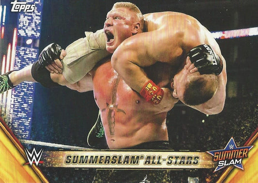 WWE Topps SummerSlam 2019 Brock Lesnar MSS-3