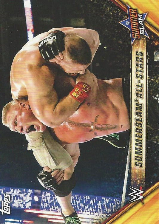 WWE Topps Summerslam 2019 Brock Lesnar MSS-3 trading card PW Catalog