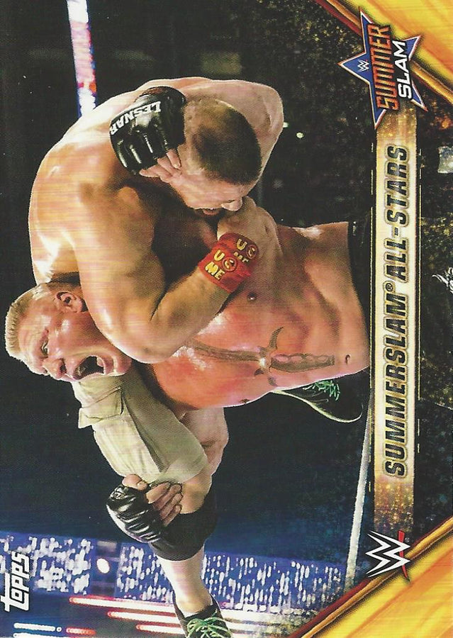 WWE Topps Summerslam 2019 Brock Lesnar MSS-3 trading card PW Catalog