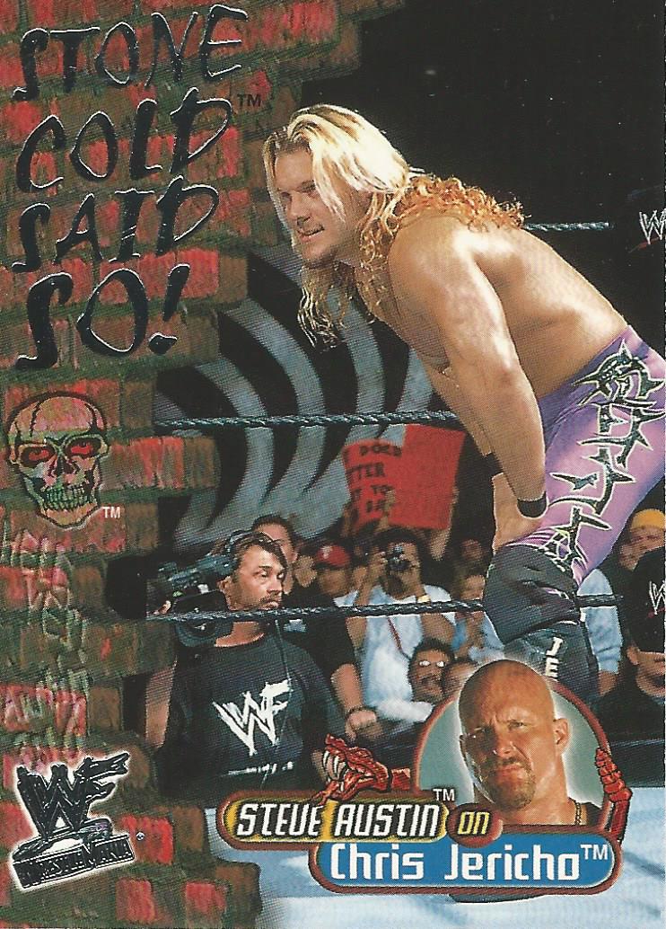 WWF Fleer Wrestlemania 2001 Chris Jericho 5 of 15 SC trading card PW Catalog
