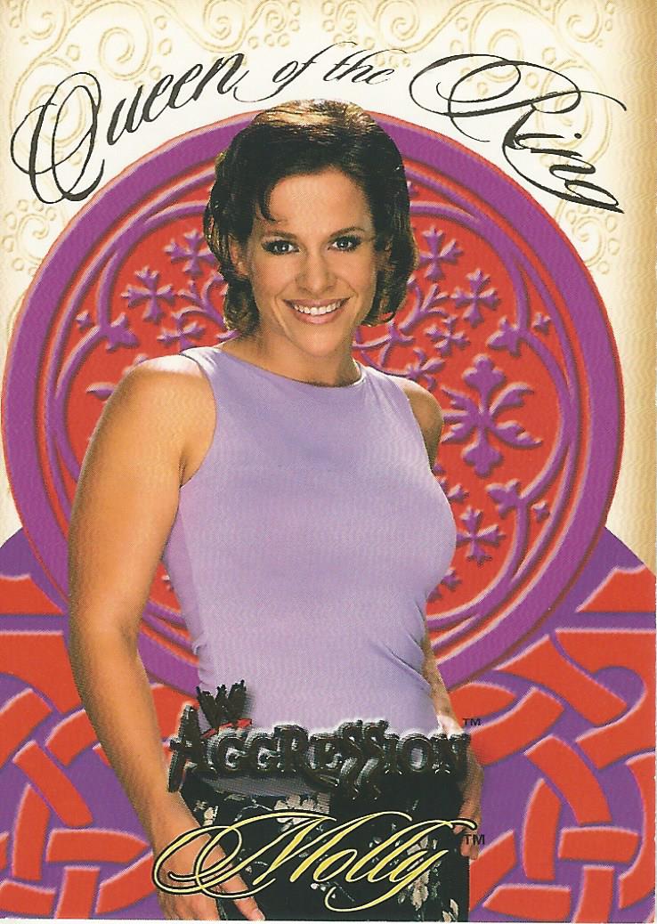 WWE Fleer Aggression 2003 Molly Holly Queen of the Ring 5 of 10 trading card PW Catalog