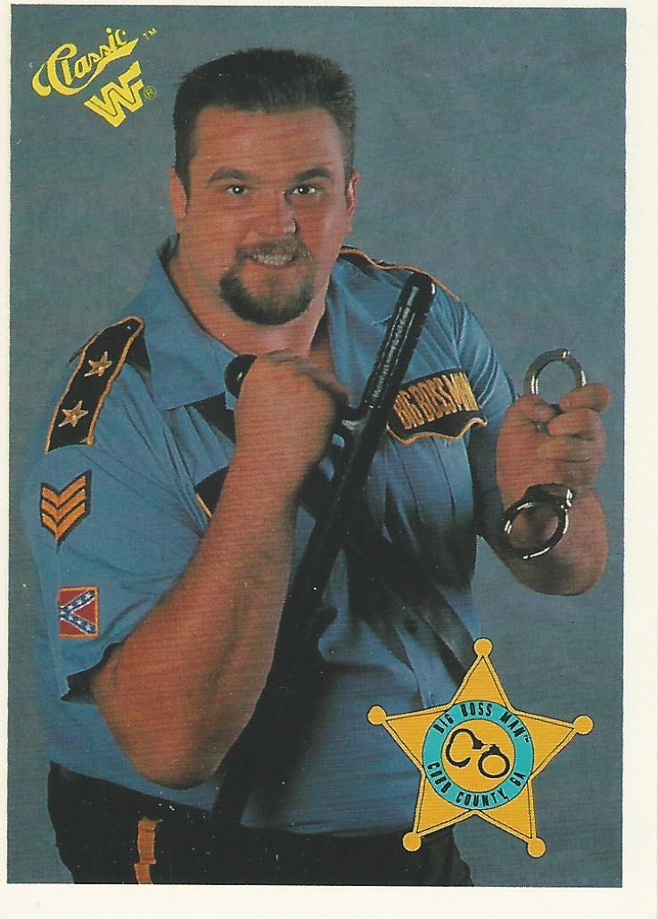 WWF Classic Trading Cards 1990 Big Boss Man No.103 trading card PW Catalog