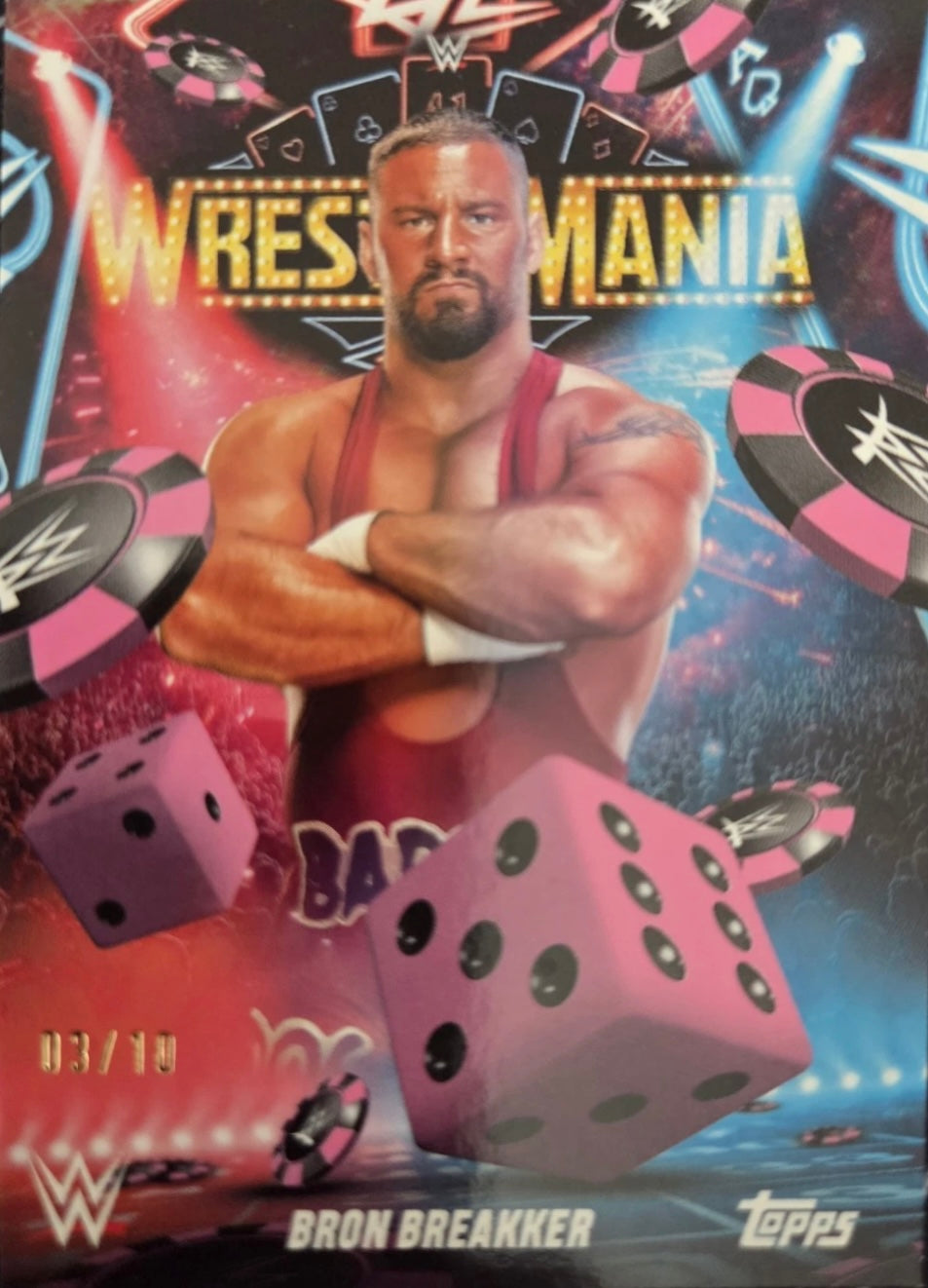 Bron Breakker trading card PW Catalog