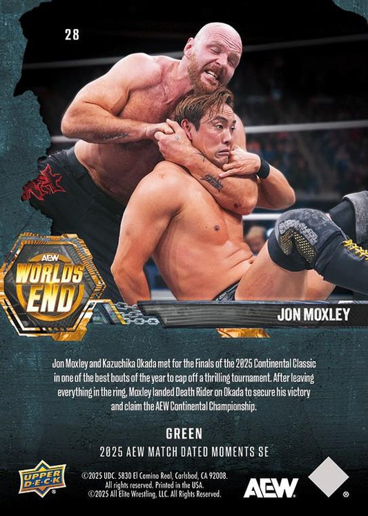 JON Moxley – JON Moxley Secures Impressive Victory Over Kazuchika Okada to Win the 2025 Continental Classic