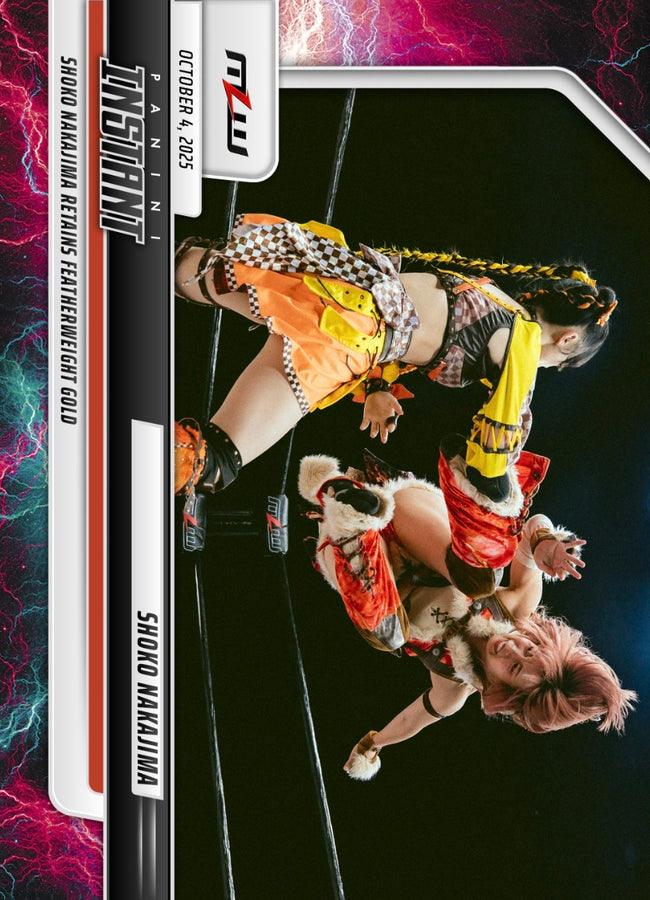 Shoko Nakajima – Shoko Nakajima Retains Featherweight Gold trading card PW Catalog