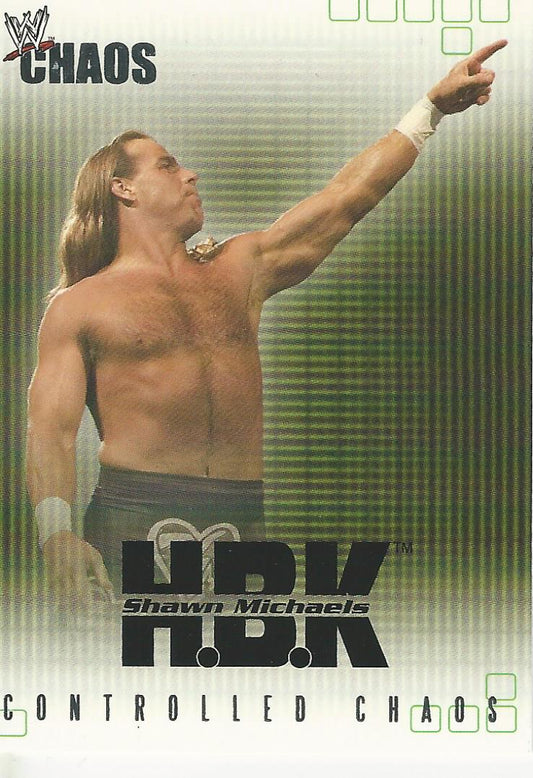 WWE Fleer Chaos 2004 Shawn Michaels CC 6 of 15 trading card PW Catalog