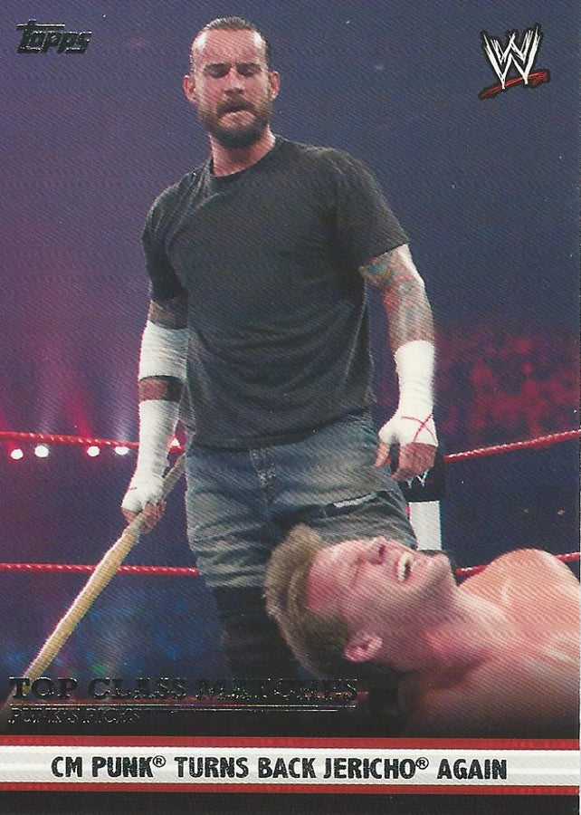 WWE Topps 2012 CM Punk 10 of 10 trading card PW Catalog
