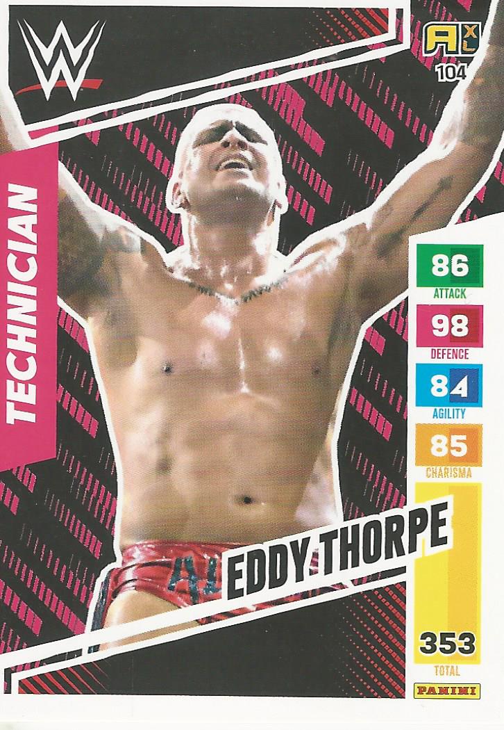 WWE Panini XL Adrenalyn 2024 Eddie Thorpe #104 Rookie