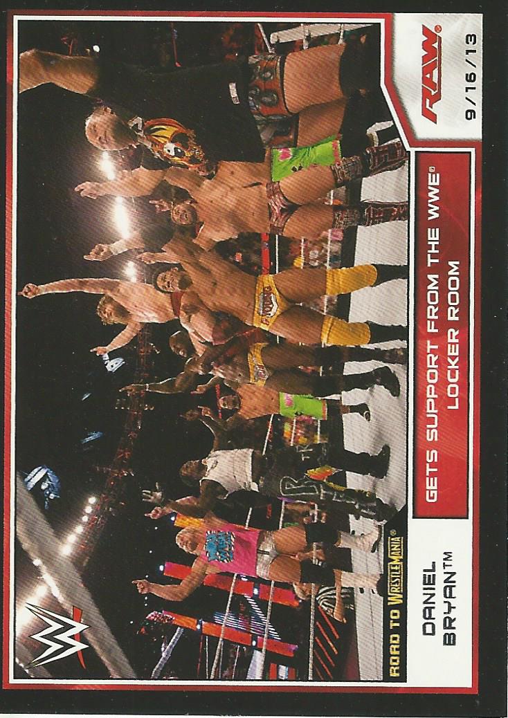 WWE Topps Road to Wrestlemania 2014 Daniel Bryan #44