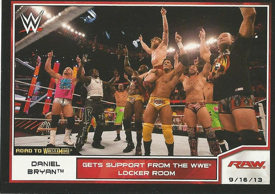 WWE Topps Road to WrestleMania 2014 Daniel Bryan #44