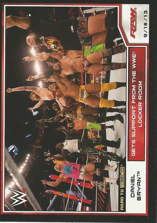 WWE Topps Road to Wrestlemania 2014 Daniel Bryan #44