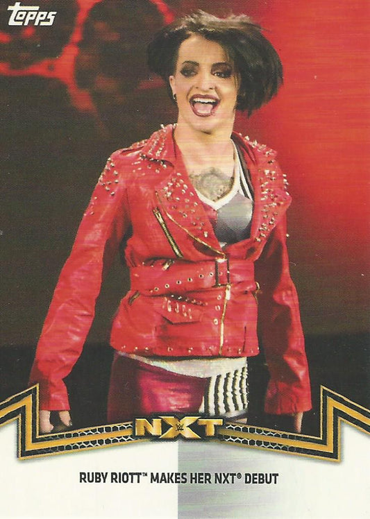WWE Topps Women Division 2018 Ruby Riott NXT-4 trading card PW Catalog