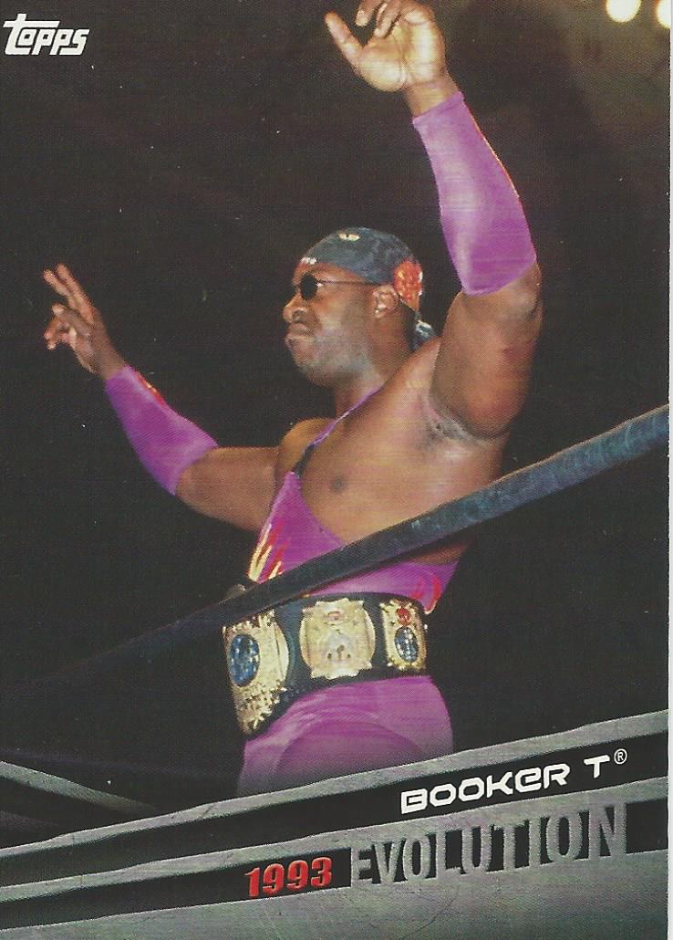 WWE Topps 2018 Booker T E4 trading card PW Catalog