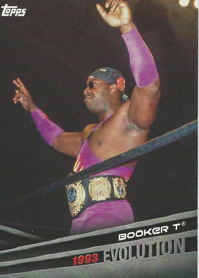 WWE Topps 2018 Booker T E4 trading card PW Catalog