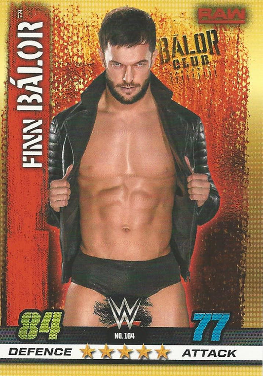 WWE Topps Slam Attax 10th Edition 2017 Finn Balor #104
