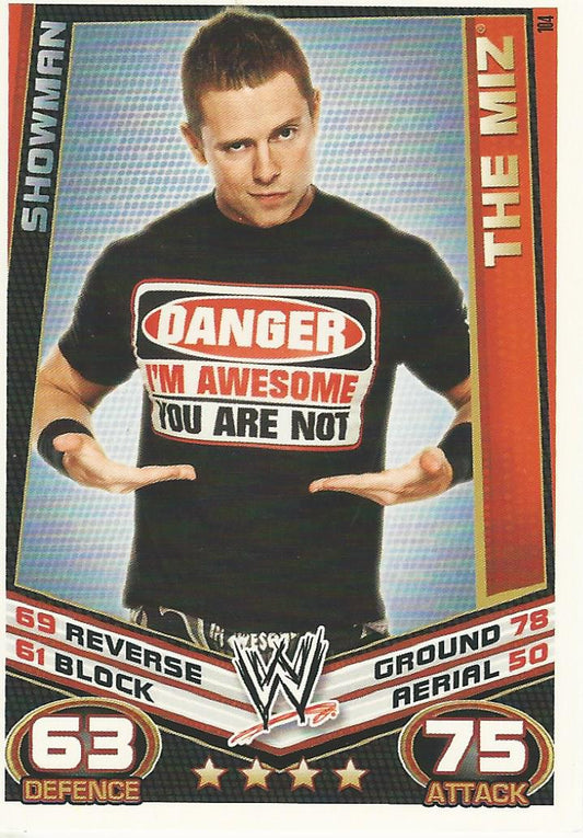 WWE Topps Slam Attax Rebellion 2012 The Miz #104