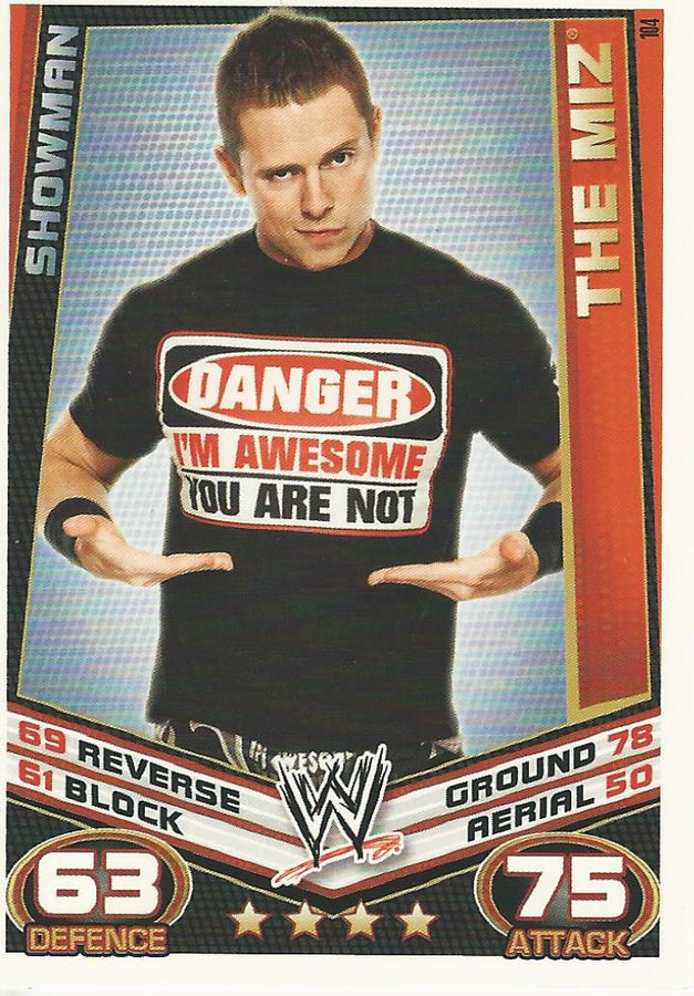 WWE Topps Slam Attax Rebellion 2012 The Miz #104