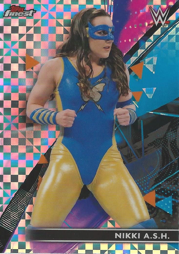 WWE Topps Finest 2021 Nikki A.S.H X-Fractor #27