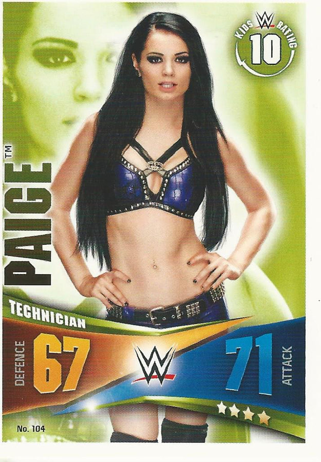 WWE Topps Slam Attax Rivals 2014 Paige #104