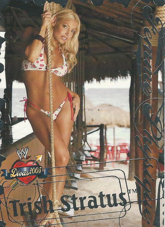 WWE Fleer Divas 2005 Trish Stratus FP 10 of 13 trading card PW Catalog