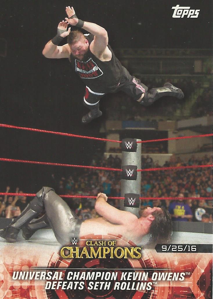 WWE Topps Road to Wrestlemania 2018 Kevin Owens #4