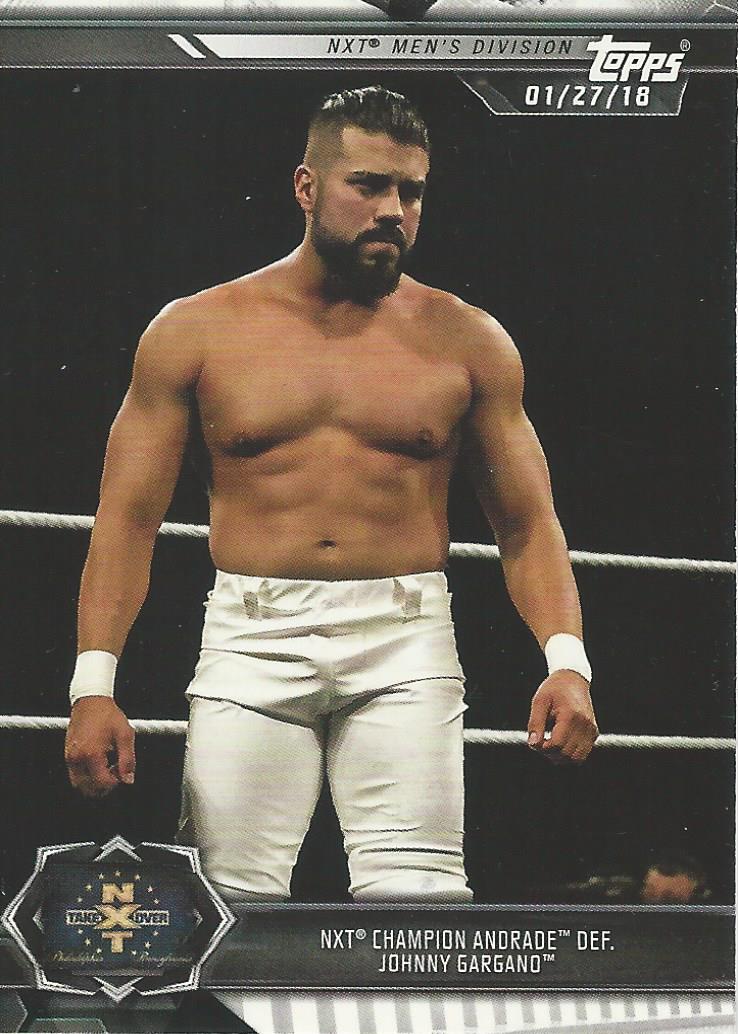 WWE Topps NXT 2019 Andrade #4