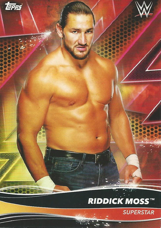 Topps WWE Superstars 2021 Trading Cars Riddick Moss #104