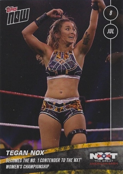 Tegan NOX Becomes the NO. 1 Contender to the NXT Women’s Championship trading card PW Catalog
