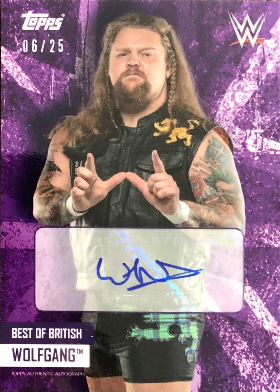 Wolfgang trading card PW Catalog