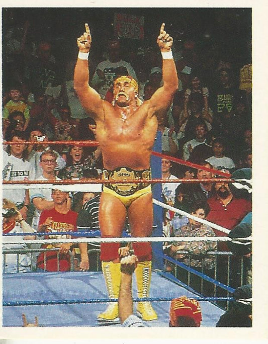 WWF Merlin Stickers 1991 Hulk Hogan #6