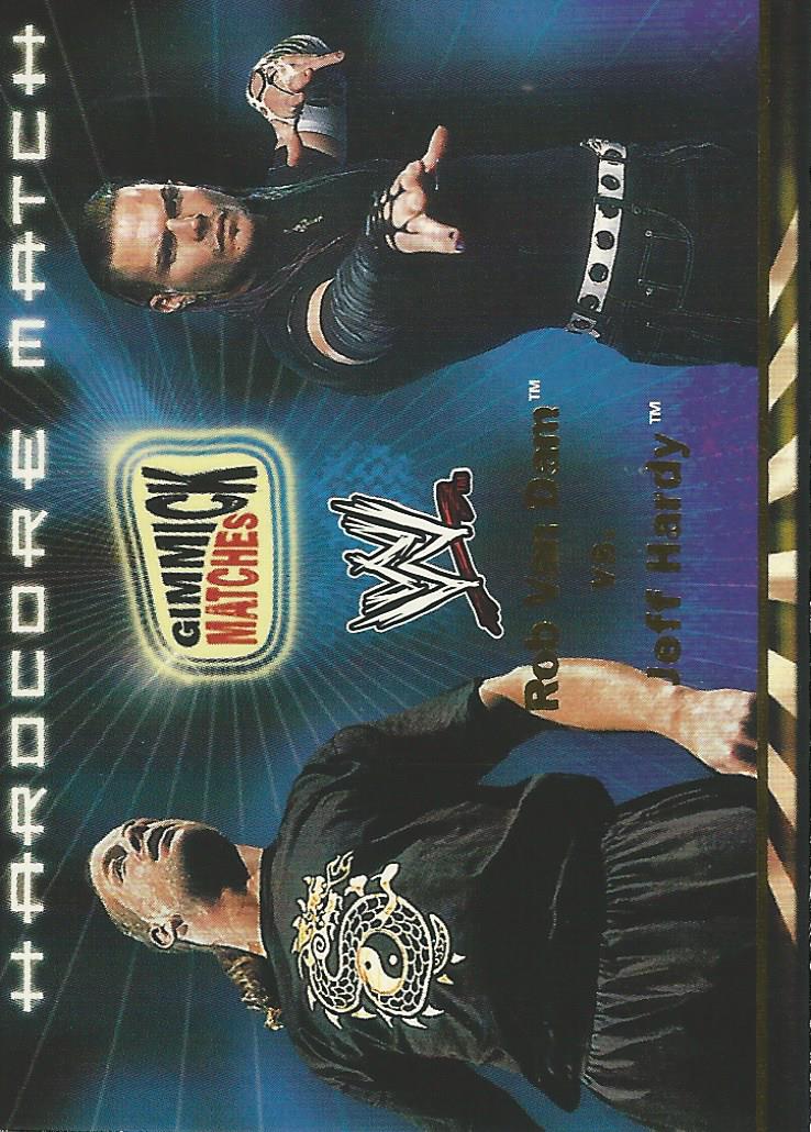 WWE Fleer Royal Rumble 2002 Rob Van Dam vs Jeff Hardy GM5 trading card PW Catalog