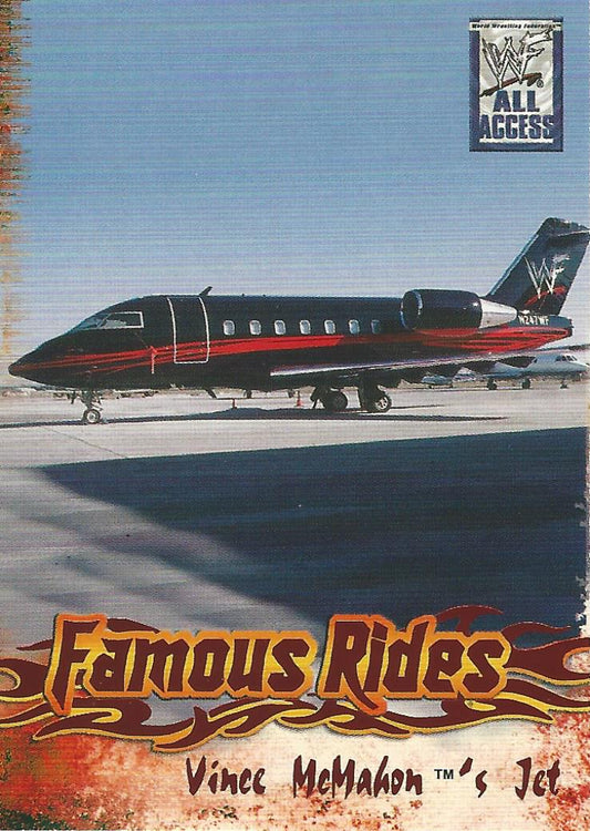 WWF Fleer All Access 2002 Famous Rides FR 6 of 12 trading card PW Catalog