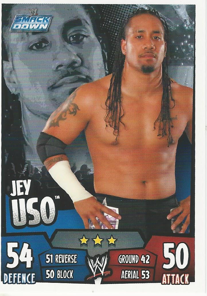 WWE Topps Slam Attax Rumble 2011 Jey Uso #105