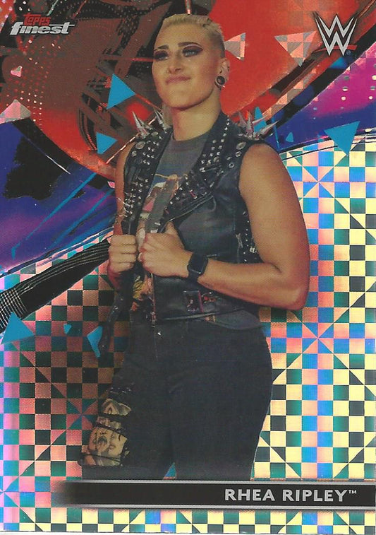 WWE Topps Finest 2021 Rhea Ripley X-Fractor #32