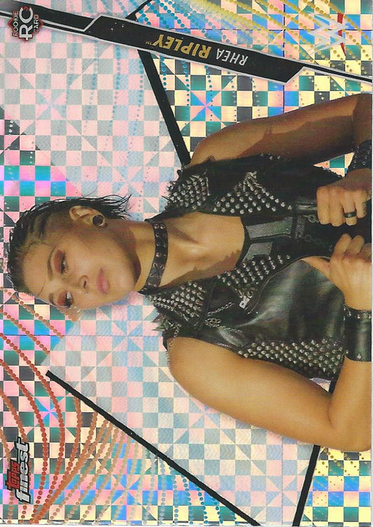 WWE Topps Finest 2020 Rhea Ripley #90 Xfractor